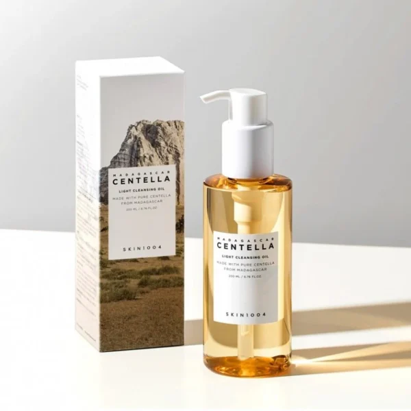 SKIN1004 Madagascar Centella Light Cleansing Oil bottle / gentle makeup remover / hydrating face cleanser