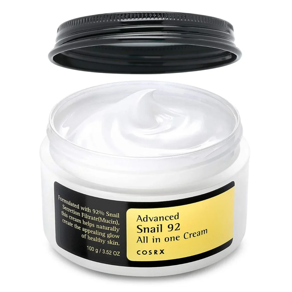 COSRX Advanced Snail 92 All In One Cream 100g Korean Snail Mucin Moisturizer