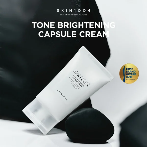 SKIN1004 Madagascar Centella Tone Brightening Capsule Cream 75ml Korean Moisturizer for Sensitive Skin
