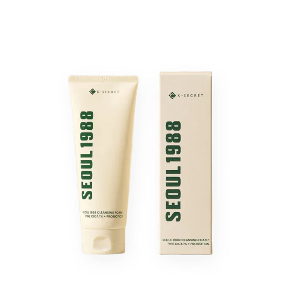 K-SECRET Seoul 1988 Cleansing Foam : Pine Cica 1% + Probiotics (150mL)