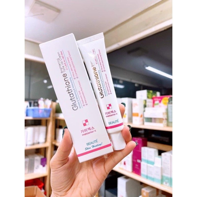 BEAUTE MELASMA-X Glutathione Brightening Tone Up Cream 45ml for Melasma and Dark Spots