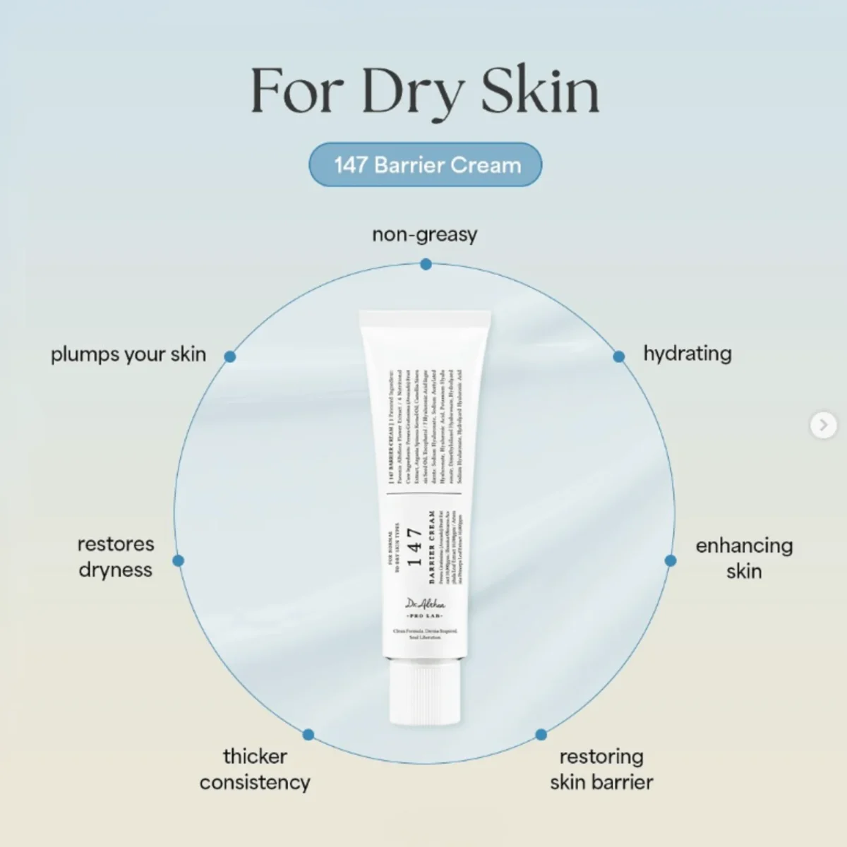 Dr. Althea 147 Barrier Cream 50ml Korean Moisturizer for Dry Sensitive Skin
