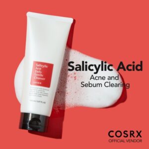 COSRX Salicylic Acid Daily Gentle Cleanser (150mL) 1 COSRX Salicylic Acid Daily Gentle Cleanser 150mL â Acne Control Korean Face Wash