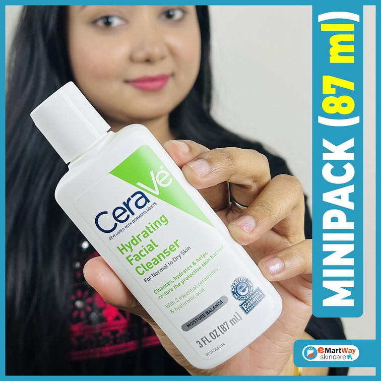 CeraVe Hydrating Cream to Foam Cleanser Miniature 87ml Travel Size