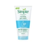 Simple Water Boost Micellar Facial Gel Wash 150mL – Hydrating Cleanser for Sensitive Skin
