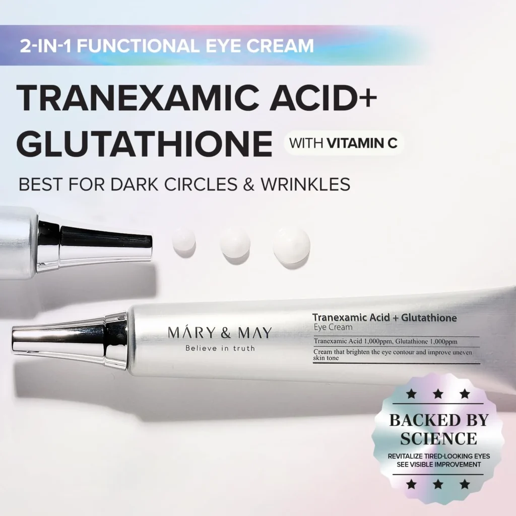 Mary & May Tranexamic Acid Glutathione Eye Cream Mini 12g