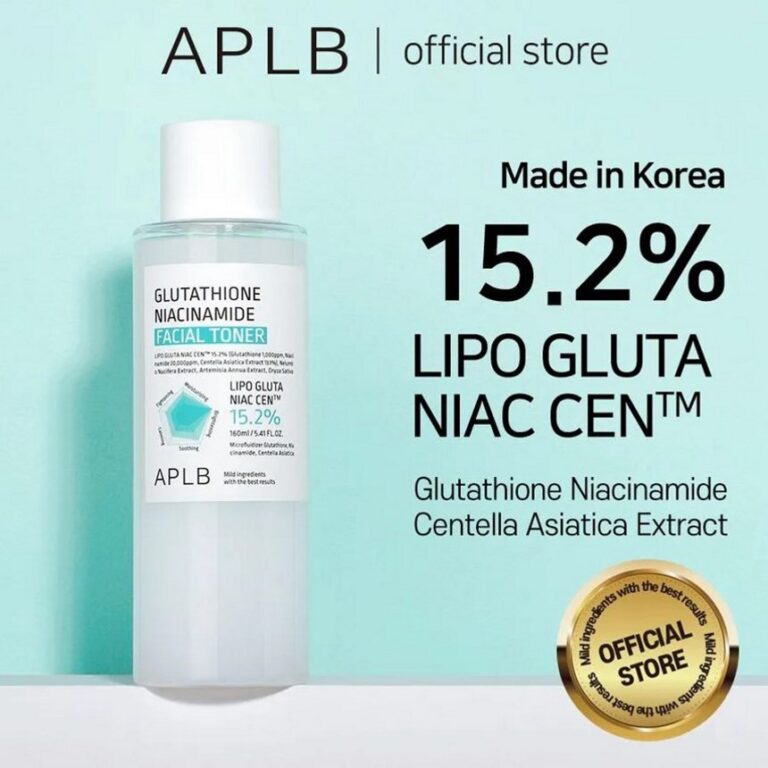 APLB Glutathione Niacinamide Facial Toner 160mL – Brightening & Safe
