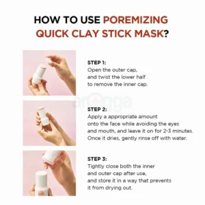 Alt Text: SKIN1004 Madagascar Centella Quick Clay Stick Mask 27g