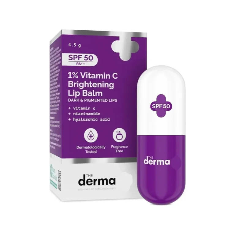 The Derma Co 1% Vitamin C Lip Balm SPF50 4.5g